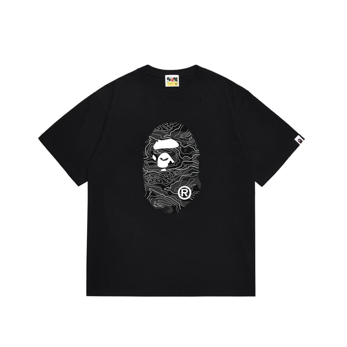BAPE Oval Front and Back Graphic Short-Sleeve T-Shirt — front