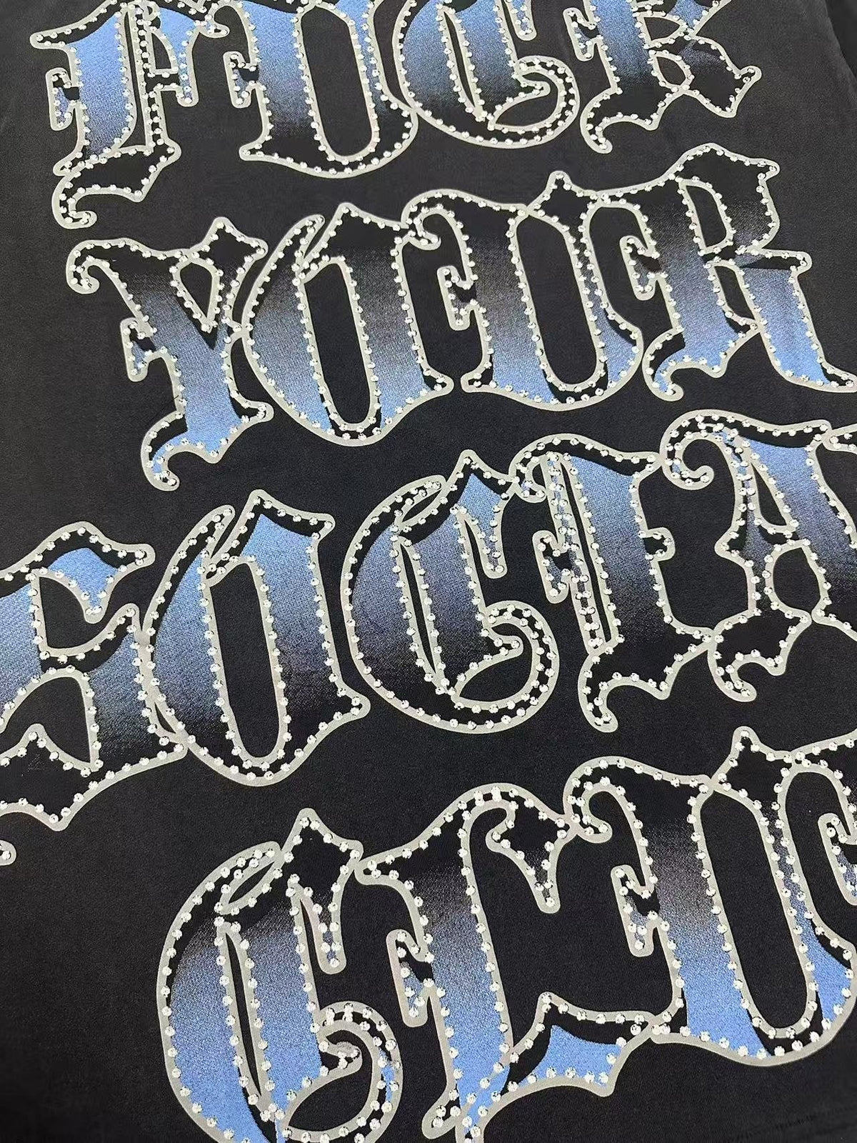Godspeed Panther Graphic Washed Black T-Shirt — detail