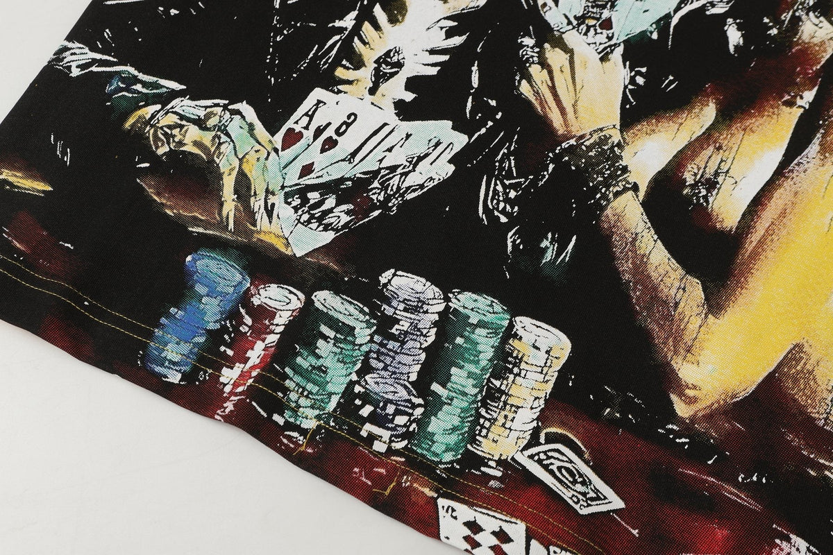 Godspeed Casino Skull Graphic T-Shirt — detail