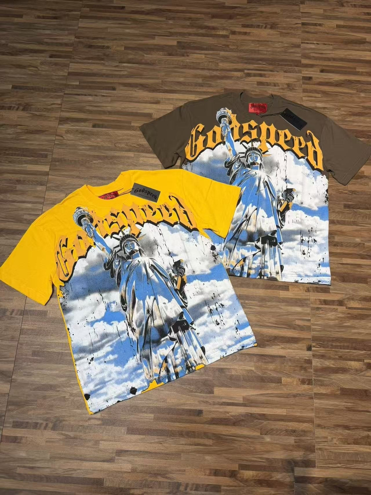 Godspeed 5010 Statue Graphic T-Shirt — context